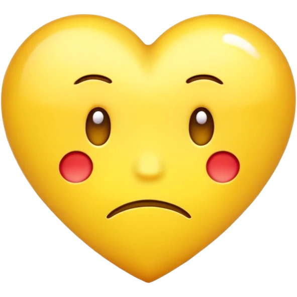 Yellow heartbroken emoji  emoji