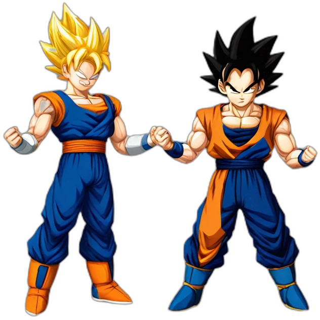goku and vegeta emoji