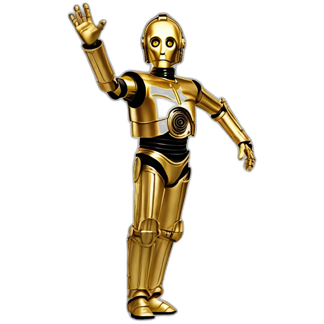 C3po waving emoji