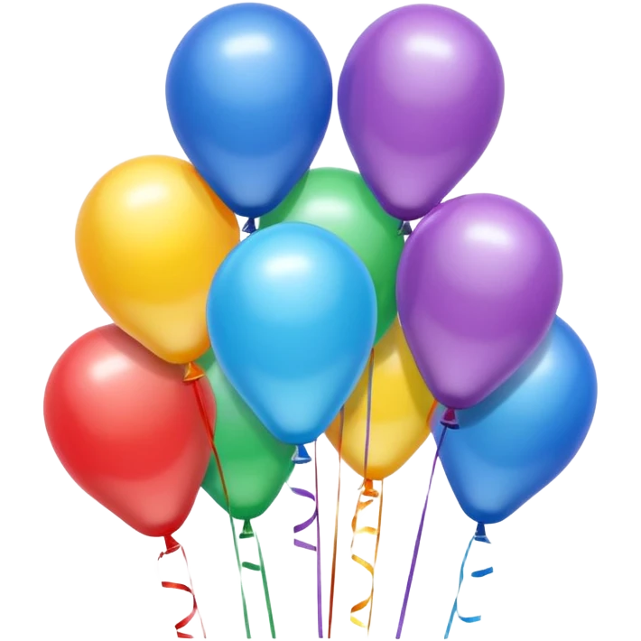 Birthday balloons emoji