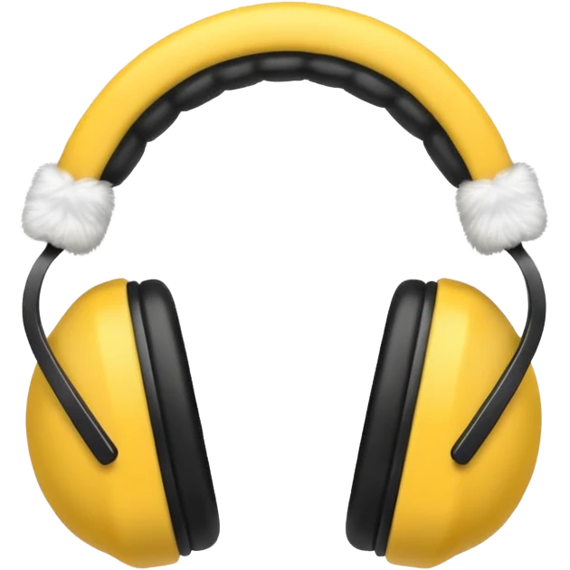 yellow earmuffs emoji