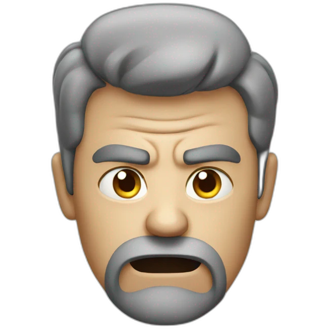 angry man emoji