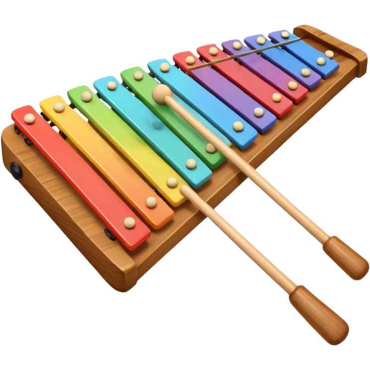 Xylophone instrument emoji
