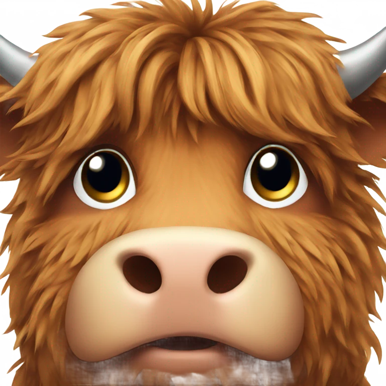 highland cow  emoji
