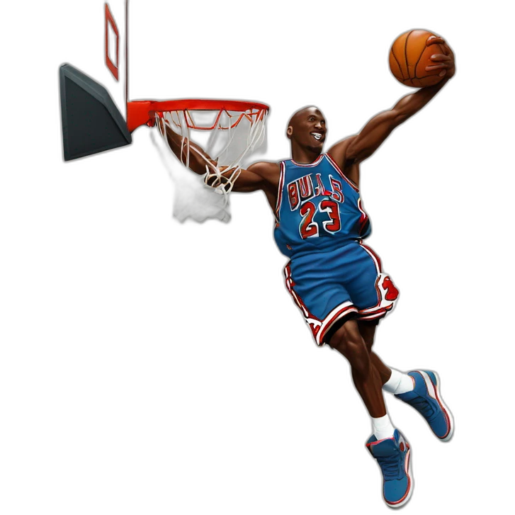 Michael jordan dunking Mathe buch emoji