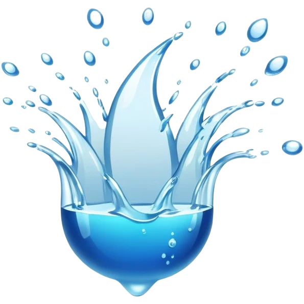 Hot splash emoji
