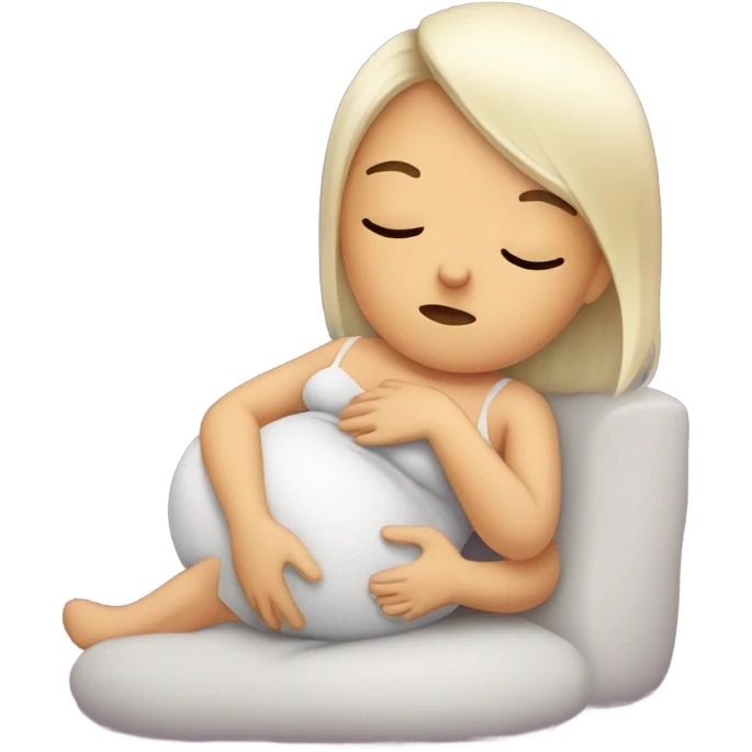 Tired pregnant women  emoji