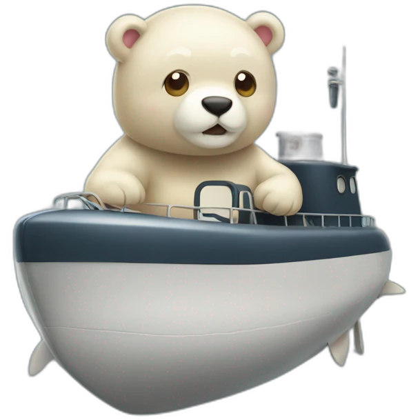 Oso bimbo con submarinos emoji
