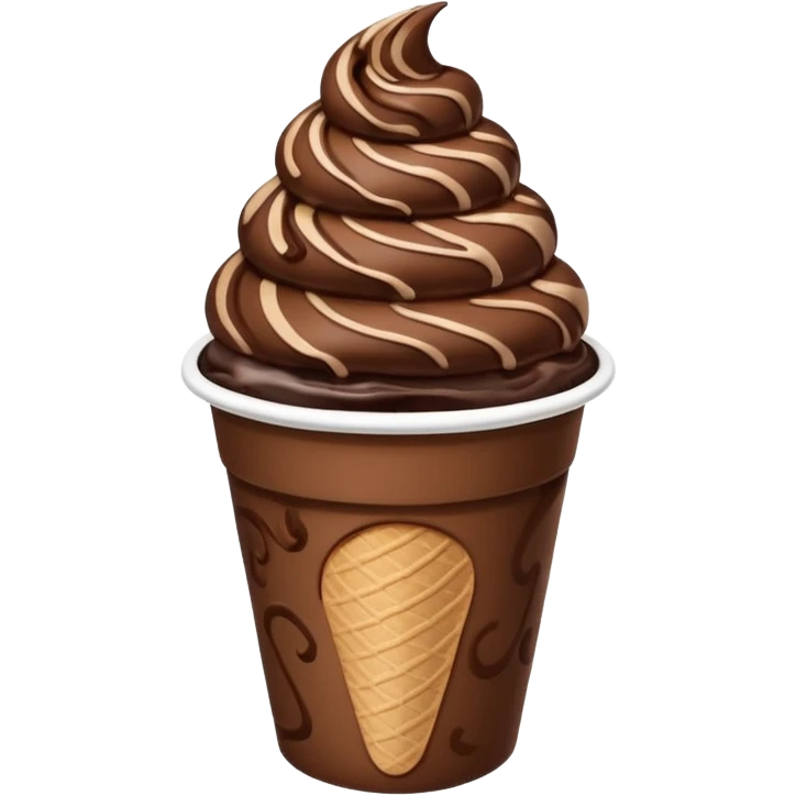 ice cream  in paper cup emoji