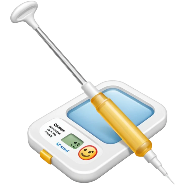 cheek swab, test kit emoji