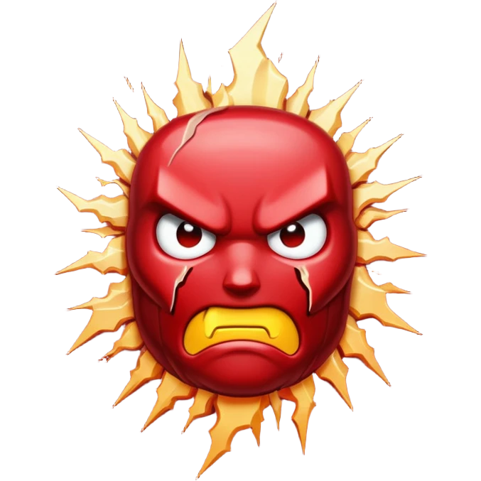 THUNDER red emoji