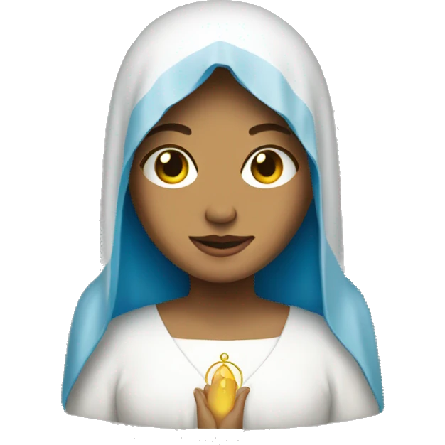 Virgin mary emoji