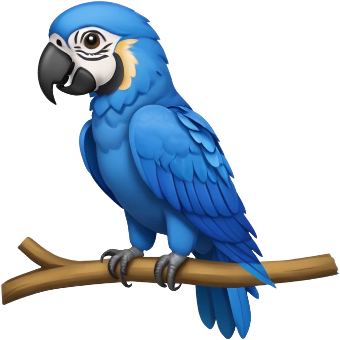 Guacamaya azul emoji