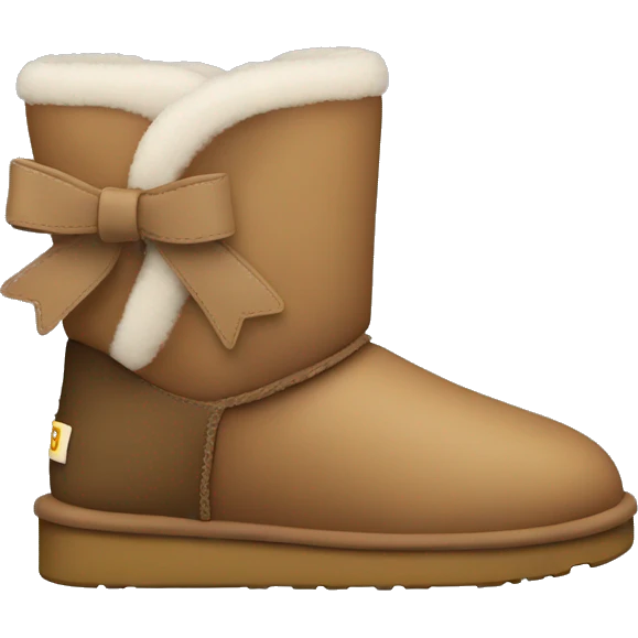 Bailey bow uggs emoji