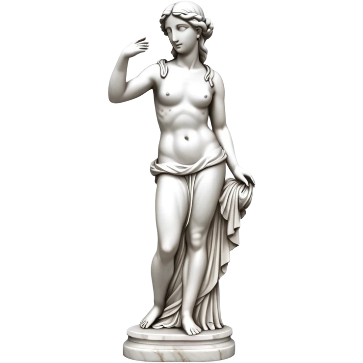 Venus de Milo statue, classical Greek sculpture of Aphrodite without arms emoji