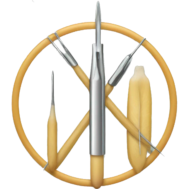 Do not share needles emoji