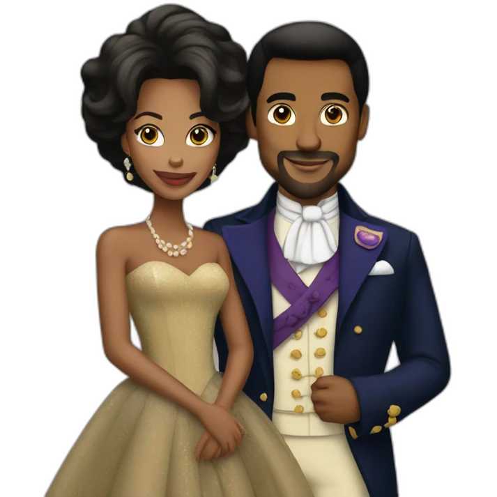 Prince and Michelle  emoji