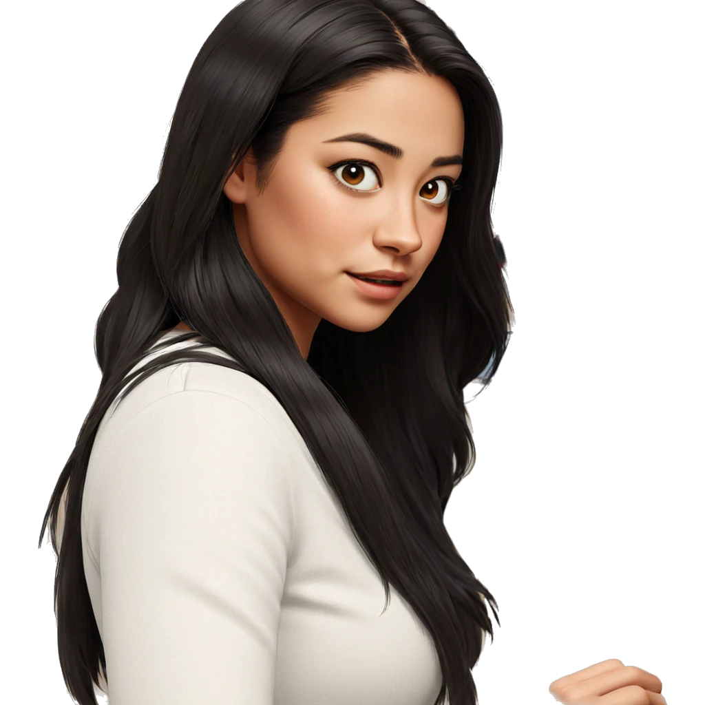 realistic portrait of girl emoji