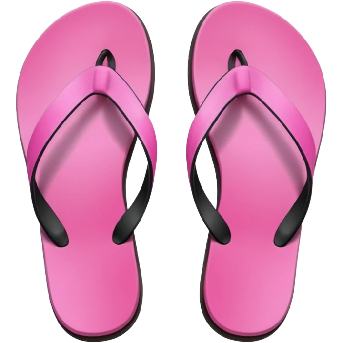 Pink Colorful Flip Flops emoji