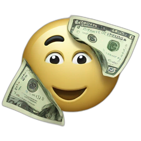 money with magnet emoji