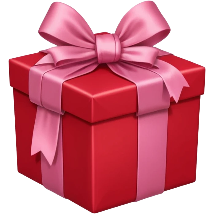 red gift box with pink bow emoji