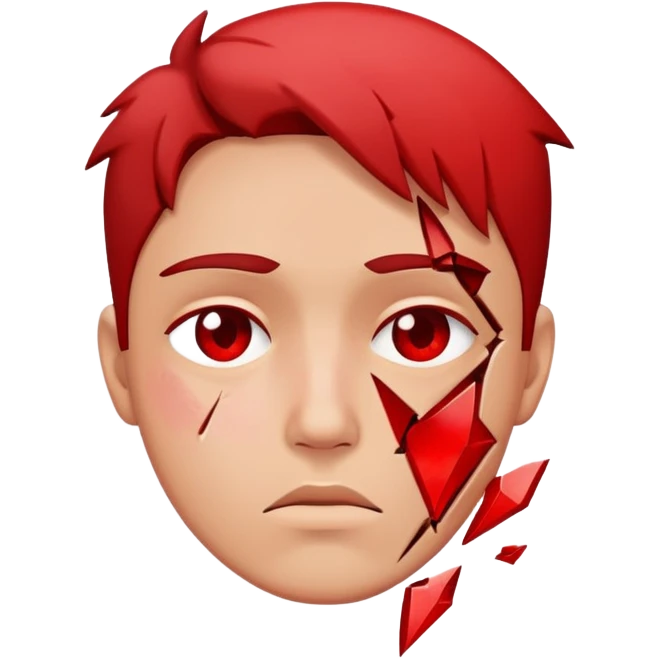 face with broken heart emoji