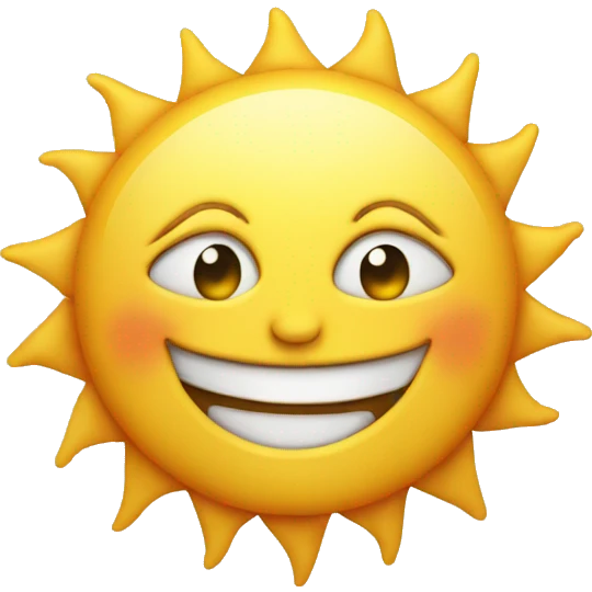 Smiling Face with Horns in a sun  emoji