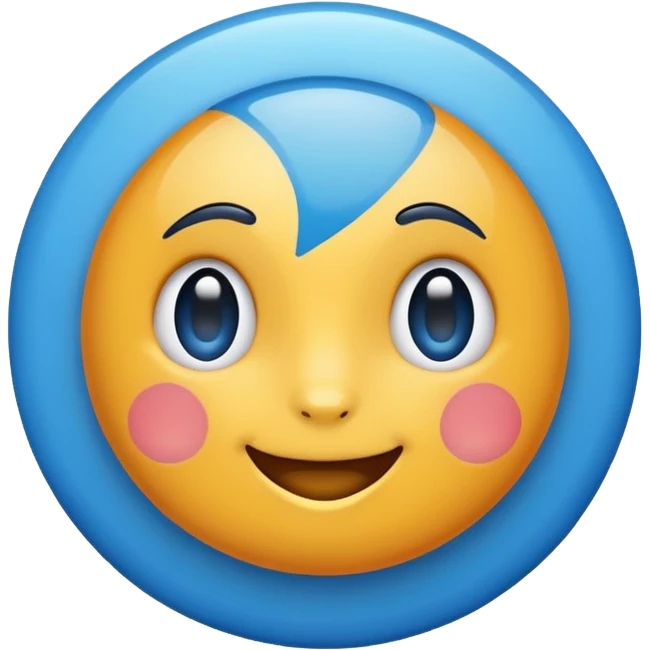 Blue tick  emoji