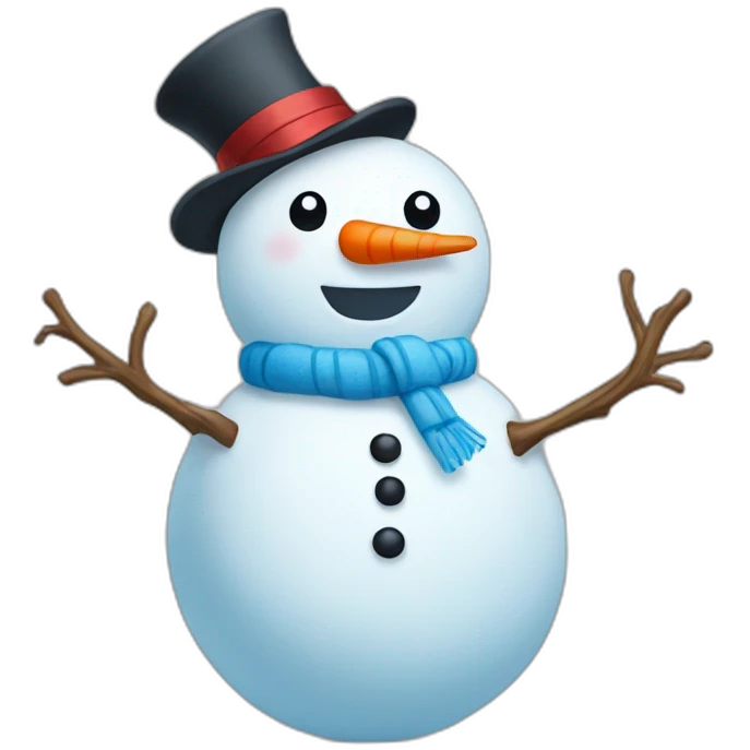 snowman indiferent emoji