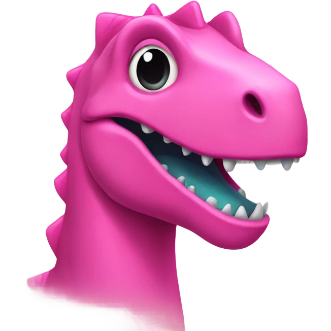 Pink dinosaur emoji