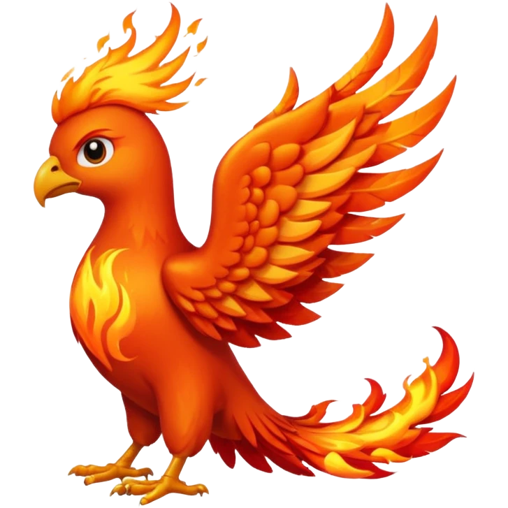 Fire phoenix emoji