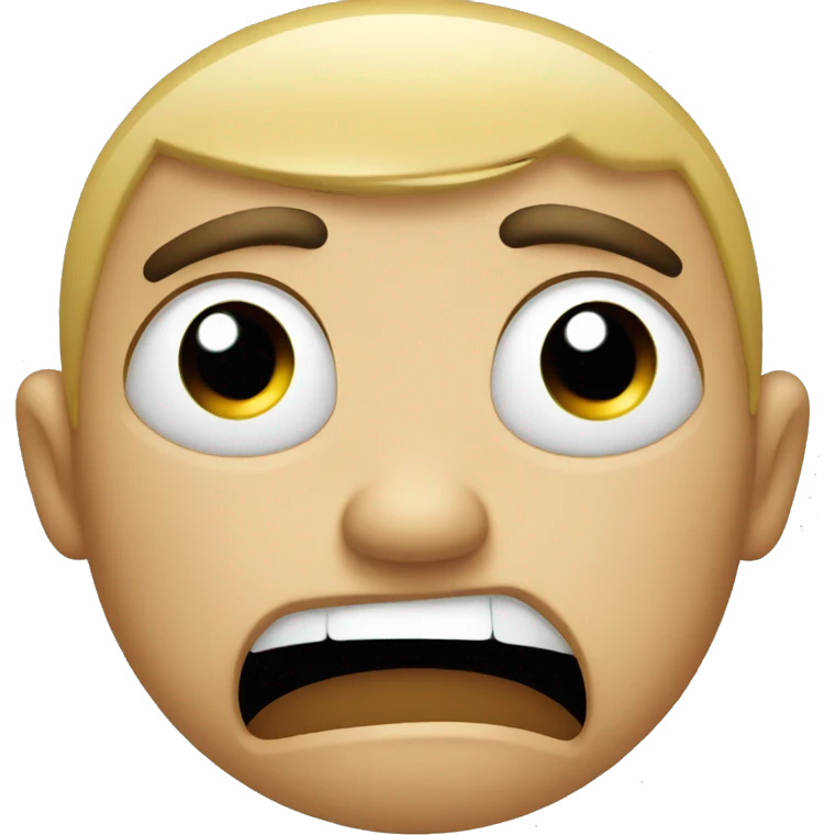 crying angry face emoji