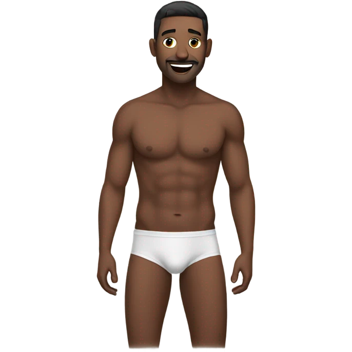 Gay man in underwear emoji