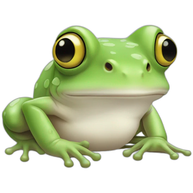 frog albino emoji