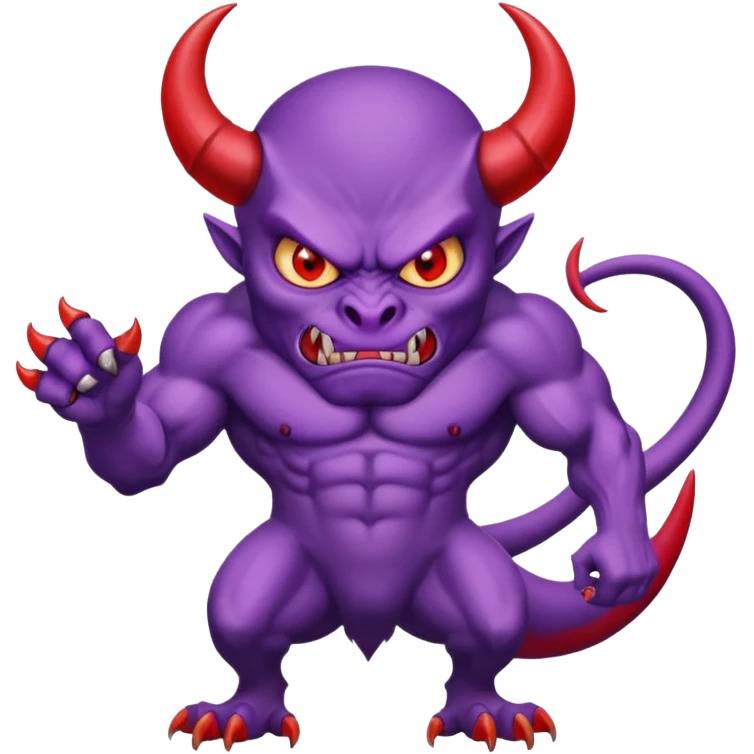diablo morado emoji
