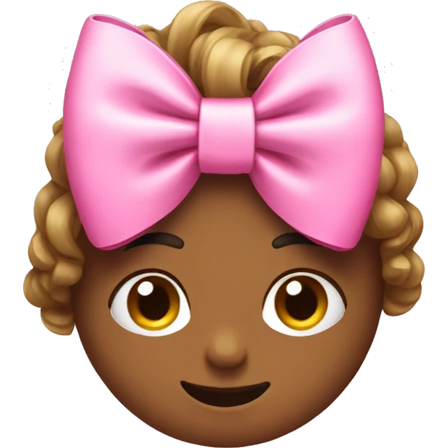 pink bow emoji