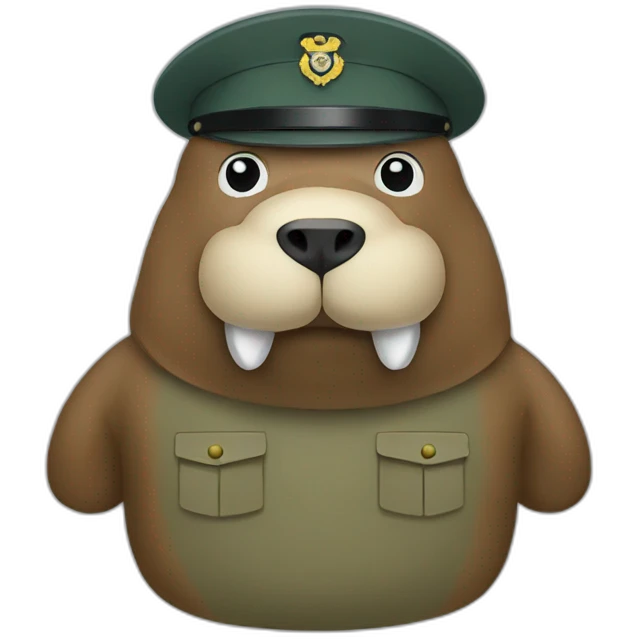 military walrus emoji