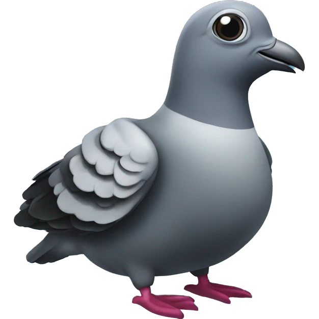 pigeon scuba diving emoji