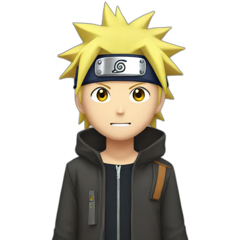 naruto on minato emoji