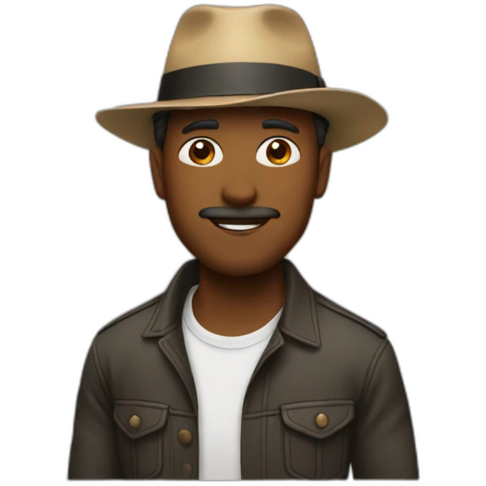Men with hat emoji