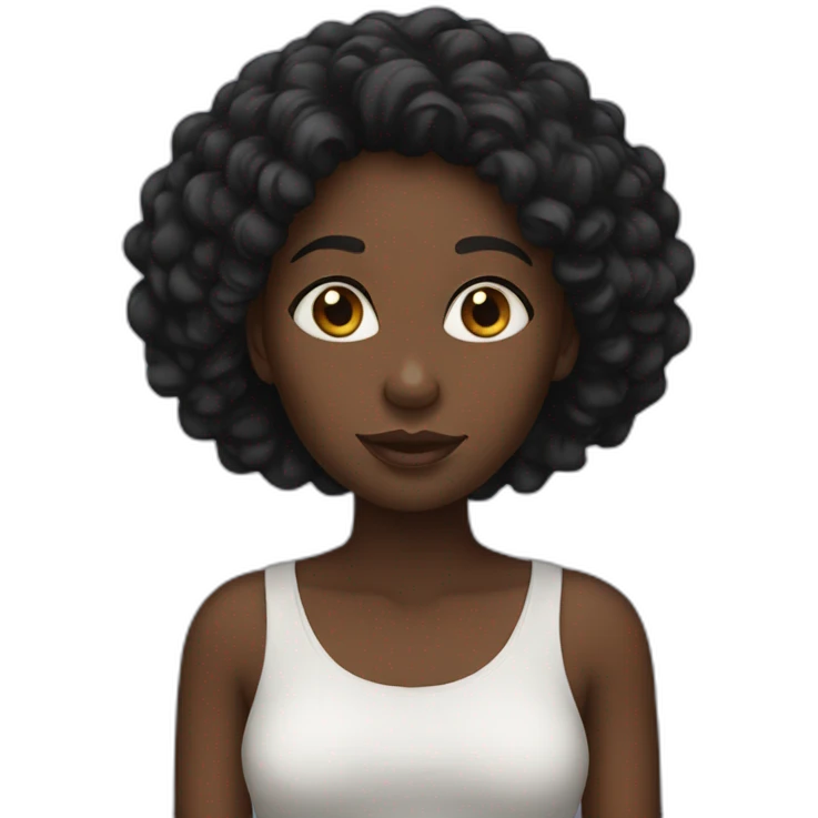 Black girl  emoji