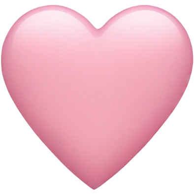Light pink heart emoji