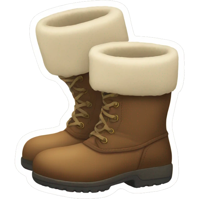 Cozy boots emoji