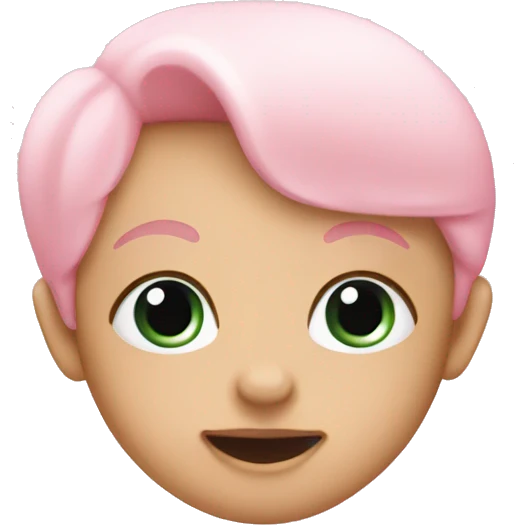 Baby pink heart  emoji