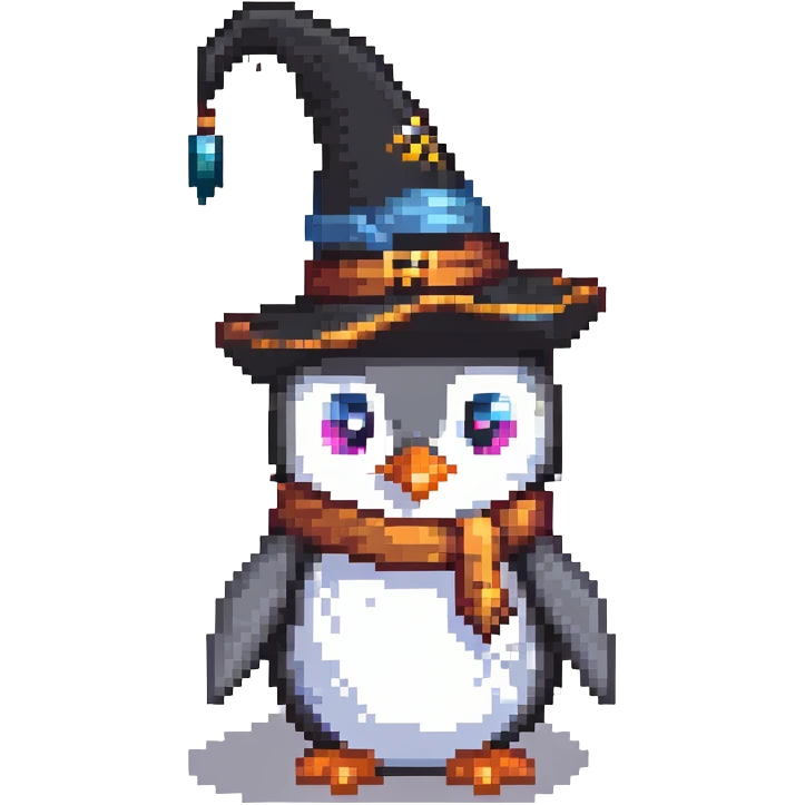 penguin wizard emoji