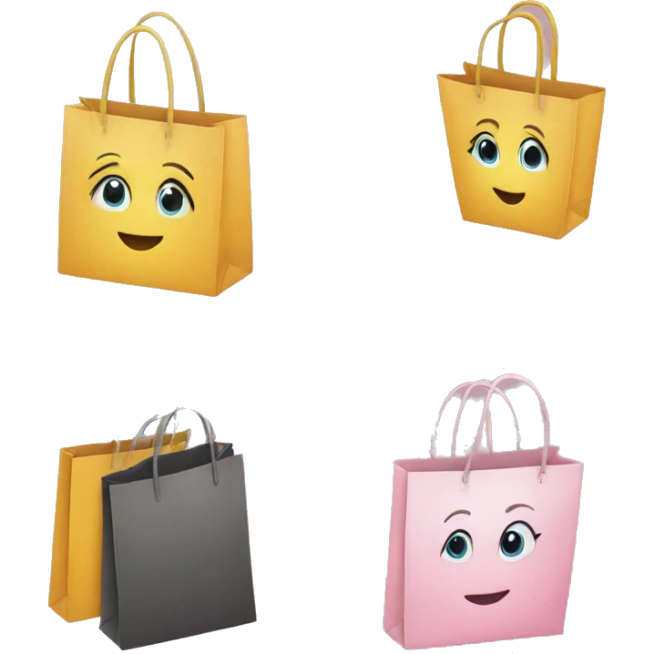 Girly Shopping bags emoji