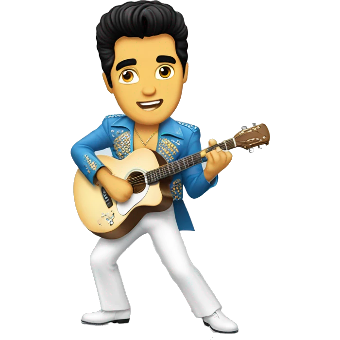 elvis performing emoji