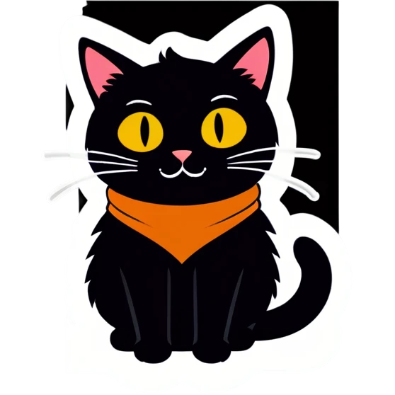 A cat saying mashallah emoji