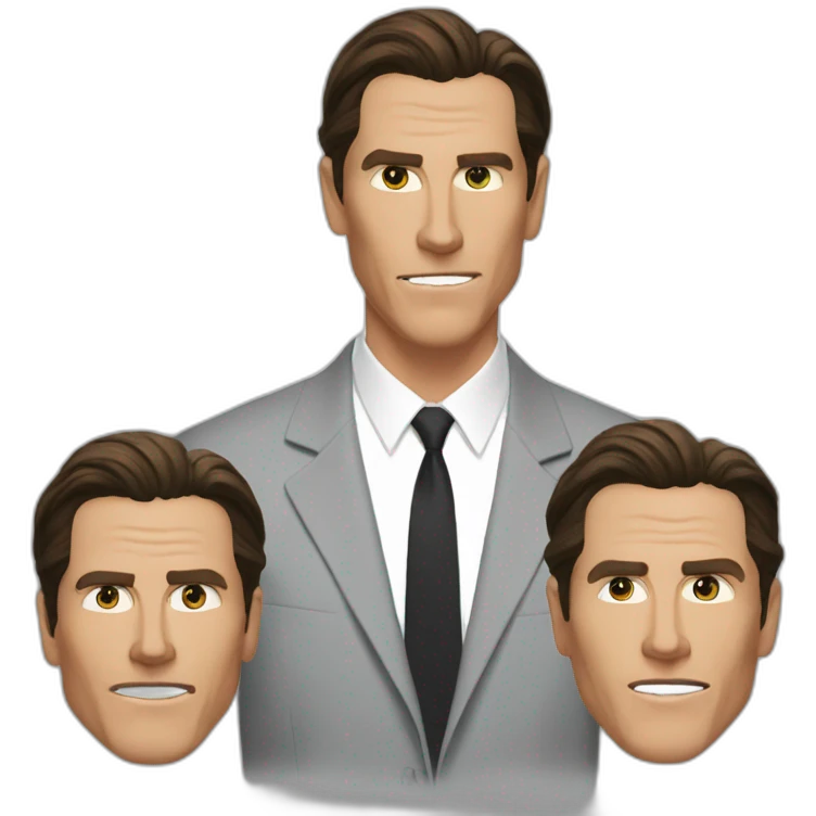 Christan Bale american psycho emoji