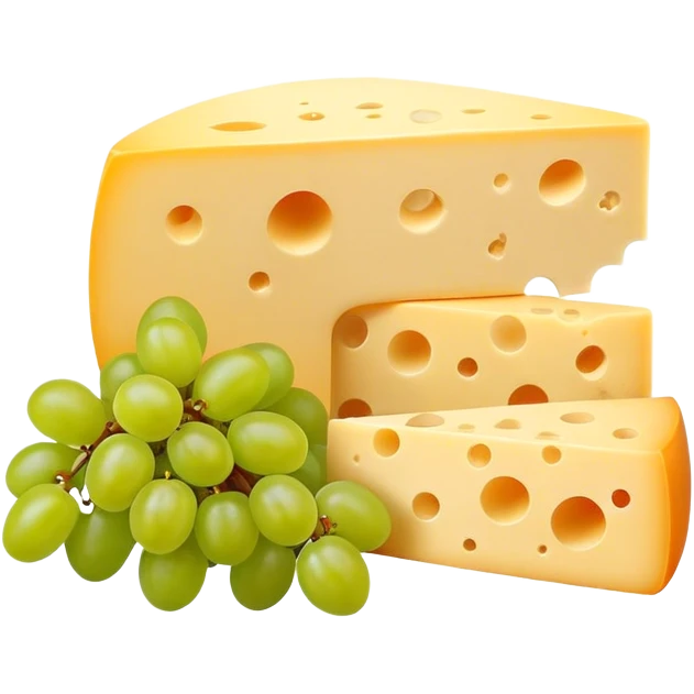 Cheese grapes  emoji